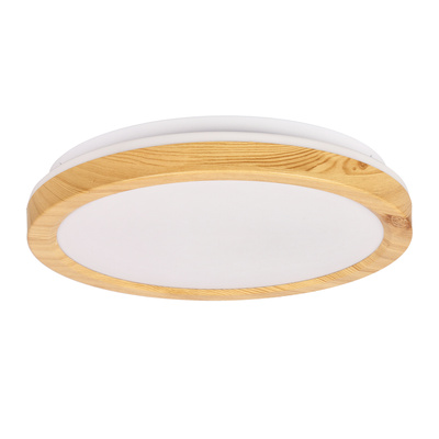 LED ceiling lamp 18W white + wooden 4000K Gandava 13-75109