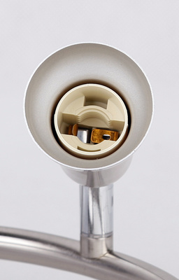Plafonnier spirale 3X40W E14 nickel satiné ARC 98-63304