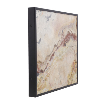 Plafonnier Luxan 49x49 noir 48w led 4000k led automne indien