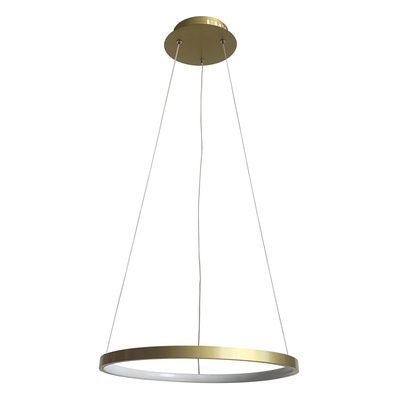 LED hanging lamp 25W 40cm gold Lune 31-76120