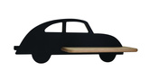 Raft iluminat cu LED 5W IQ Kids CAR negru 21-84781