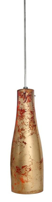 Flaschenüberhang 1X60W Rot/Gold