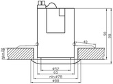 Plafon rotund alb OZS-02 2405300