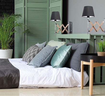 Kinkiet czarny chrom/drewno regulowany 40W E27 Mito Candellux 21-75420