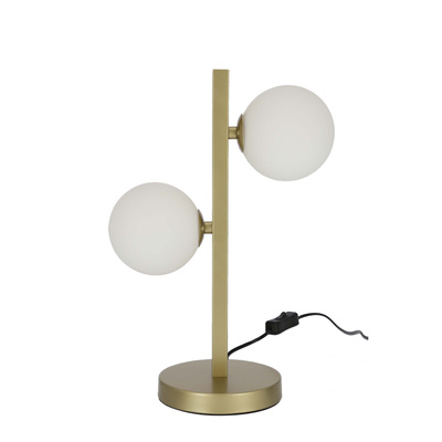 Lampe de table double en laiton Kama 42-73433