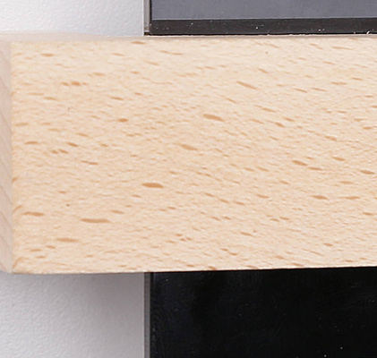 April Lampe Holzwandleuchte 1x6 LED schwarz+weiß