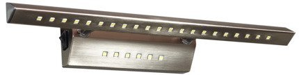 Applique murale 7W LED triangle tube avec interrupteur satin FORTE 20-27023