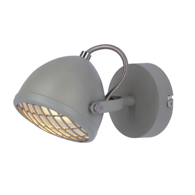 Lampa ścienna kinkiet 1X50W GU10 betonowy szary PENT 91-67999