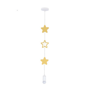 lampă suspendată stele 1x20w E27 iq kids gold