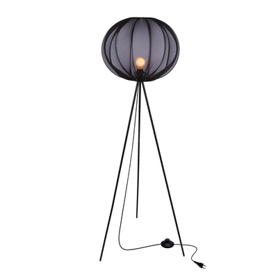 MELLOW lampă de podea neagră 1x40W E27 abajur 52 sferă neagră 51-41944