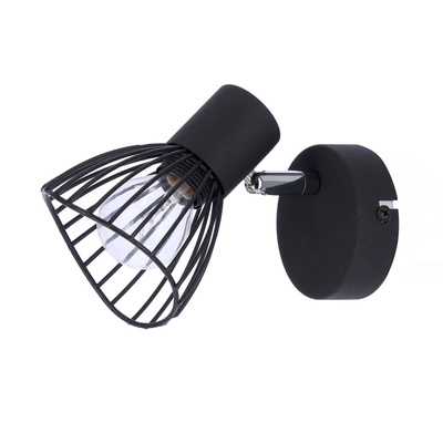 Aplic de perete 1X40W E14 negru FLY 91-61881