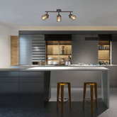 Lampa sufitowa kawowe złoto klosz bursztyn 3xE14 Canabera Candellux 93-82541