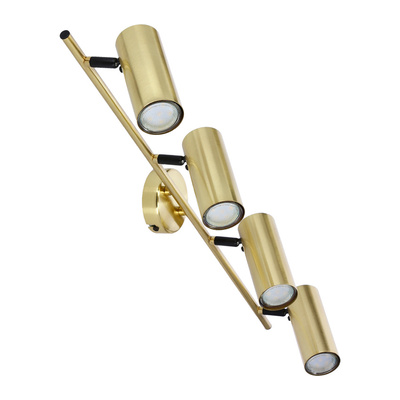 Wand-/Deckenleuchte aus Messing, 4 x 15 W, Colly 94-01740