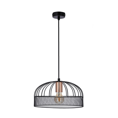 Lampa wisząca czarna metalowa regulowana 40W E27 Levi 31-78469