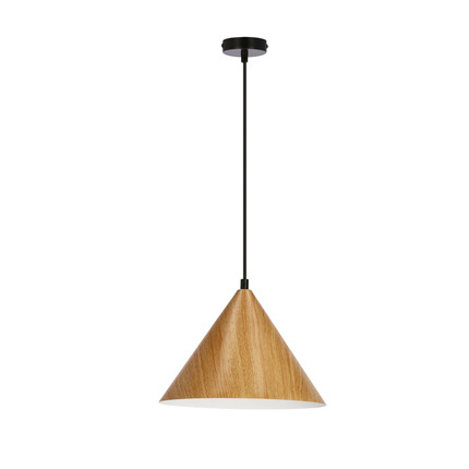 DUNCA HÄNGELAMPE 25CM E27 HELLE EICHE HELLER LAMPENSCHIRM