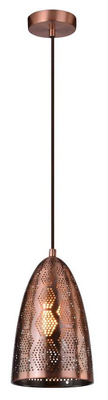 Plafonnier suspendu Candellux Sfinks 31-43313 cône E27 ajouré-cuivre