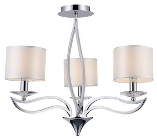 Plafonnier flamenco suspendu 3xE14 chrome