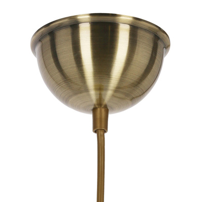 Lampa wisząca Lido pojedyncza do salonu vintage E27 1x60W patyna