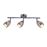 Bandă de perete 3X10W E14 LED crom MILTON 93-61294