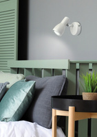 Applique applique 1X40W E14 blanc mat PICARDO 91-44198