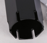 Lampă suspendată proiector negru Tube 31-77691