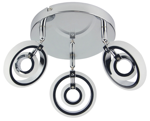 Plafoniera plafon 3X6W LED crom 3000K CELT 98-62024