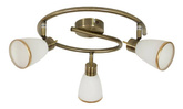 Plafonnier spirale patine 3xG9 Regent 98-06844