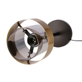 Spiega lamp black brass e27 colorless shade
