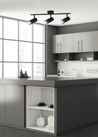 Plafonnier spot noir 3xGU10 54cm Colly 93-01634