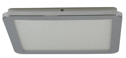 Plafon do łazienki NEXIT minimalistyczny – srebrny chromowany 30 cm - plafon z funkcją ściemniania LED 3000K 18W IP44