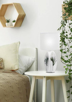 Weiße Tischleuchte Palma 1 Candellux 41-79961