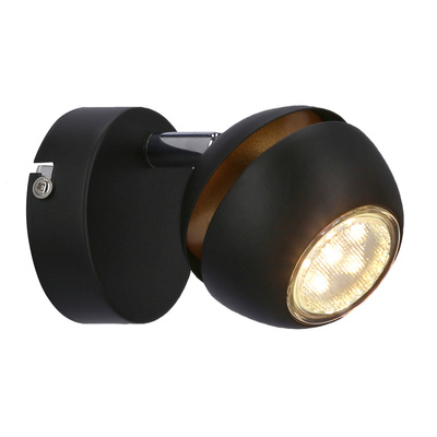 Boni wall lamp 1x3w gu10 led black