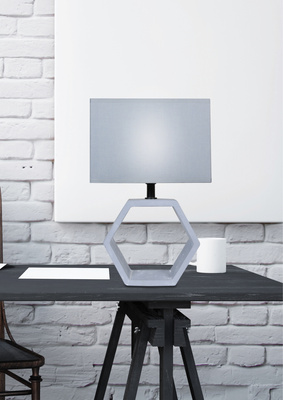 Table lamp ceramic graphite Vidal 41-68552