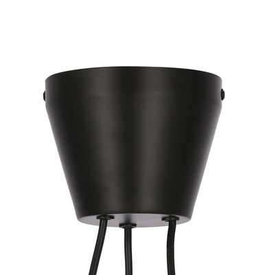 Hanging lamp black and gold matte ceiling 3x40W More Candellux 33-71156