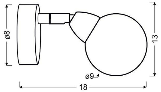 Kinkiet LED SMD BOLO 91-67517 CHROM