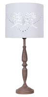 White table lamp with Farisa pattern 41-03409