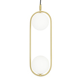 Cordel overhang 2x28w g9 brass