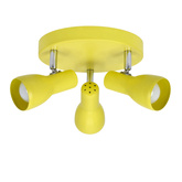 Plafonnier orientable moutarde 3xE14 Picardo 98-52414