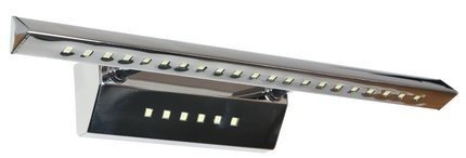 Applique murale 7W LED triangle tube avec interrupteur chrome FORTE 20-27030