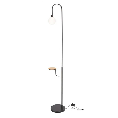 Lampadaire noir étagère 173cm Vanity 51-00057