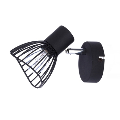 Applique applique 1X40W E14 noir FLY 91-61881