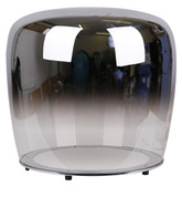 Lampa de podea LED din sticla neagra 40cm Berloz Ledea 50533051