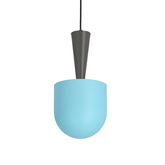 Hanging lamp blue/gray E27 Visby Ledea 50101167