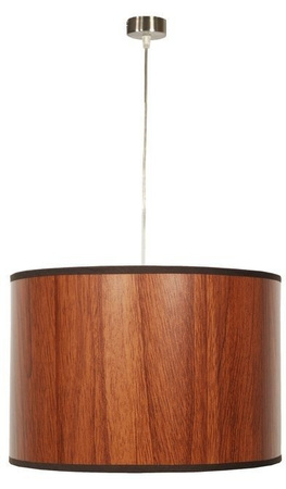 Lampa wisząca z abażurem Timber brązowa do salonu i sypialni E27
