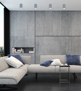 Lampa sufitowa tuba szara okrągła GU10 natynkowa Candellux