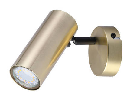 Wall lamp brass movable metal spot Colly 91-01702