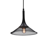 Hanging lamp black 25cm Kiruna S Ledea 50101205