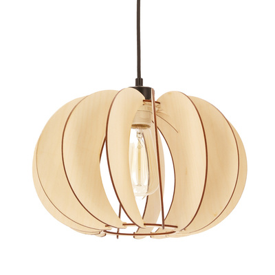 ECO 2 SUSPENSION 1X40 E27 ABAT-JOUR BOIS