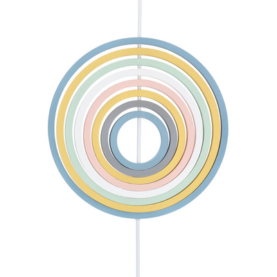 hoops 8 lampă suspendată 1x20w E27 iq kids mix culoare
