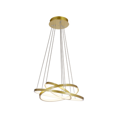 Lampa suspendata LED 60W 50cm auriu LUNE 33-76397